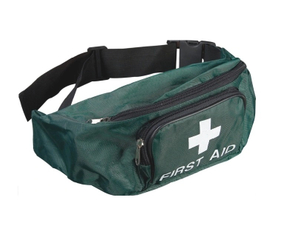 Bolsa de primeros auxilios de emergencia verde reutilizable con cinturón