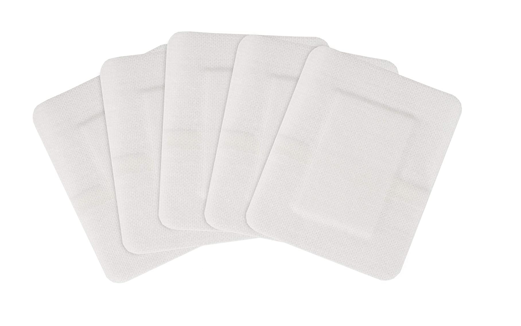 Apósito para heridas adhesivo microporoso no tejido blanco