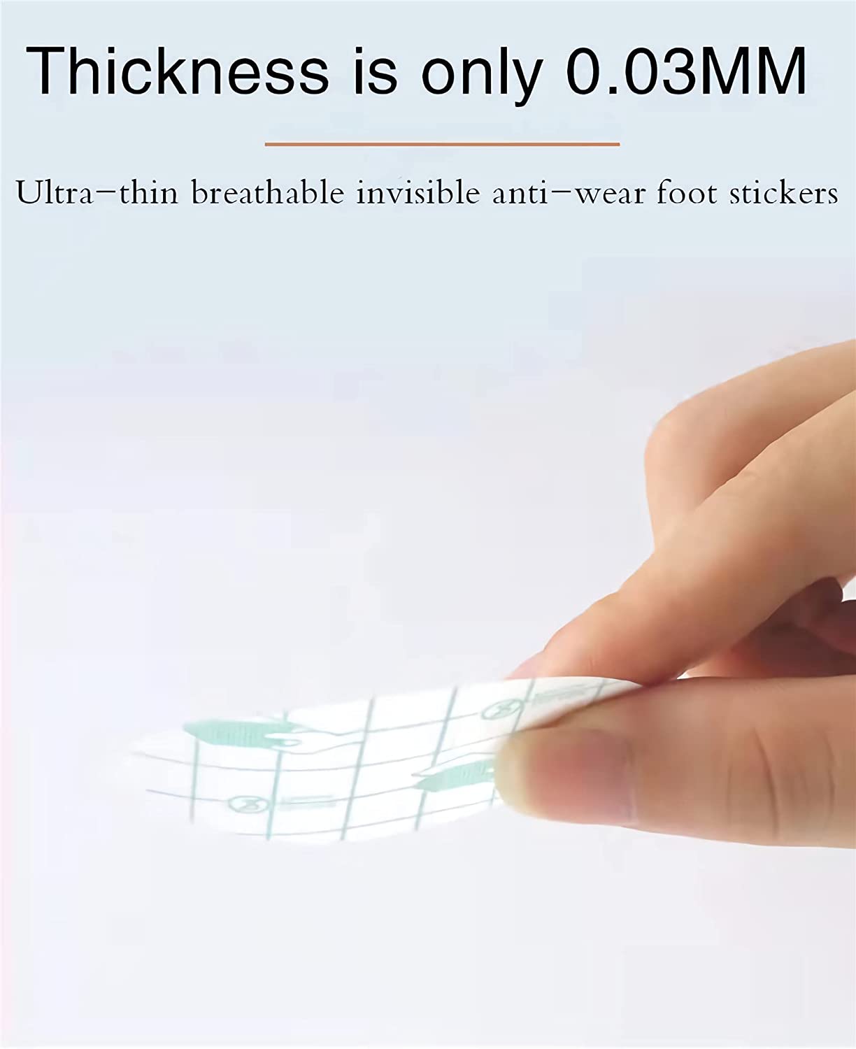 Blíster adhesivo impermeable, invisible, fino, para el cuidado de los pies