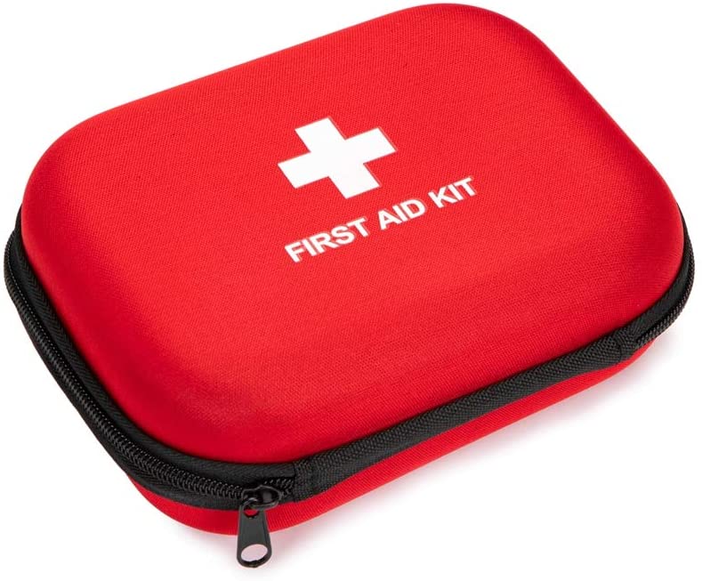 Estuche de primeros auxilios vacío rojo EVA impermeable personalizado con cierre de cremallera